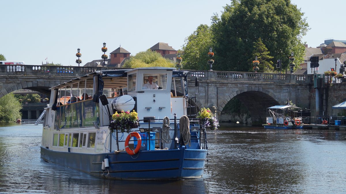 River cruise, Shrewsbury